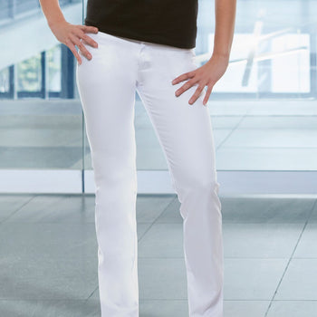 (6 sztuk) KARLOWSKY | Spodnie damskie Tina - Biały - Rozmiar: 52 - Prime Gastro