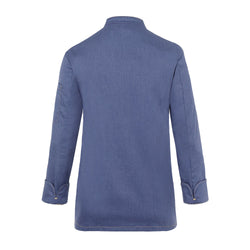 KARLOWSKY | Damska bluza kucharska Styl dżinsowy - Niebieski w stylu Vintage - Rozmiar: 34