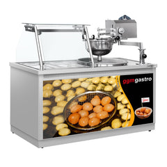 Donut/Lokma machine including frying table