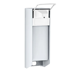 Dozownik płynu dezynfekującego z dźwignią obsługową - 1000ml - stal nierdzewna