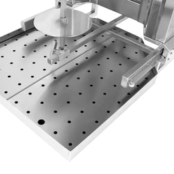 Gazowy Opiekacz do kebaba - 5 palniki - max. 80kg - w zestawie: 2 osłony przeciwbryzgowe, 2 zestawy drzwi na zawiasach, 1 sztyca i pojemnik na tłuszcz