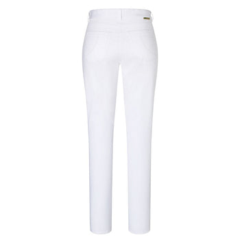 KARLOWSKY | Damskie spodnie z 5 kieszeniami - Biały - Rozmiar: 54 - Prime Gastro