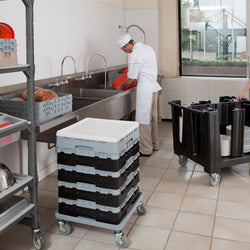 CAMBRO | CAMRACK® - Pokrywa kosza - 500x500mm - Szara