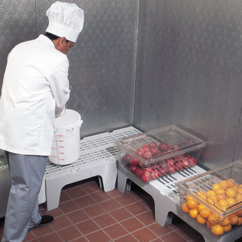 CAMBRO | Seria S - Wytrzymała podstawa łożyskowa - z powierzchnią szczelinową - szara plamka - Prime Gastro