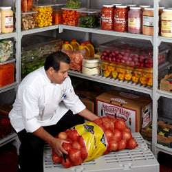 CAMBRO | Seria S - Wytrzymała podstawa łożyskowa - z powierzchnią szczelinową - szara plamka