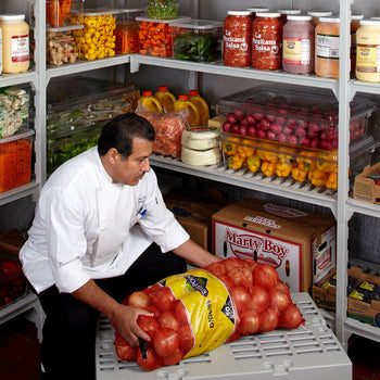 CAMBRO | Seria S - Wytrzymała podstawa łożyskowa - z powierzchnią szczelinową - szara plamka - Prime Gastro