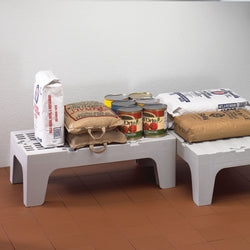 CAMBRO | Seria S - Wytrzymała podstawa łożyskowa - z powierzchnią szczelinową - szara plamka