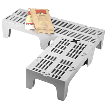 CAMBRO | Seria S - Wytrzymała podstawa łożyskowa - z powierzchnią szczelinową - szara plamka - Prime Gastro