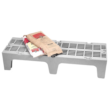 CAMBRO | Seria S - Wytrzymała podstawa łożyskowa - z powierzchnią szczelinową - szara plamka - Prime Gastro