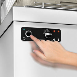 Zmywarka kapturowa - 6,52 kW - z detergentem, nabłyszczaczem & pompą spustową