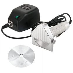 Elektryczny krajalnica do kebaba doner - wydajność: 80 kg / dzień - włącznie z nożem do cięcia i zasilaczem sieciowym