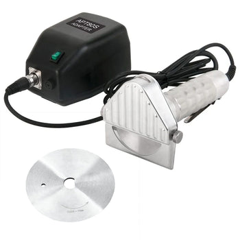 Elektryczny krajalnica do kebaba doner - wydajność: 80 kg / dzień - włącznie z nożem do cięcia i zasilaczem sieciowym - Prime Gastro