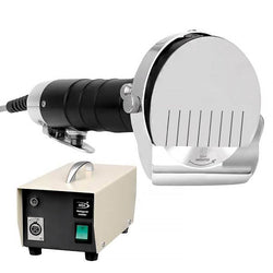 Elektryczna krajalnica do kebaba PROFESJONALNA - wydajność: 120 kg/dzień - włącznie z nożem do cięcia i zasilaczem sieciowym