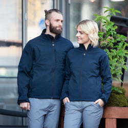 KARLOWSKY | Damska kurtka softshell Classic - Granatowa - Rozmiar: L