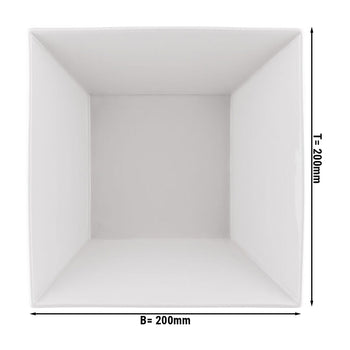 (6 sztuk) MAYA - Miska na deser/sałatkę - 20 x 20 cm - Prime Gastro