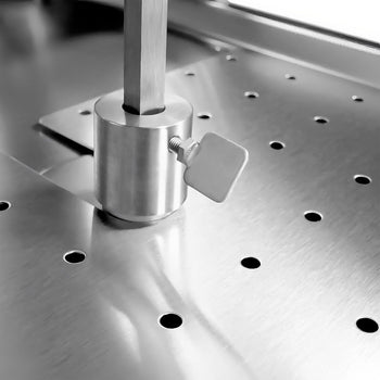 Grill elektryczny do gyros/kebaba - 4+4 palniki - maks. 120 kg - włącznie z drzwiami na zawiasach - Prime Gastro