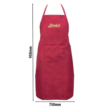 BERKEL | Fartuch - Czerwony - Prime Gastro
