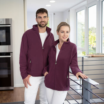 KARLOWSKY | Damska polarowa kurtka robocza Warm-Up - Oberżyna - Rozmiar: 2XL - Prime Gastro