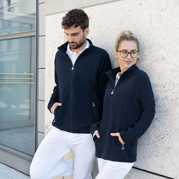 KARLOWSKY | Damska polarowa kurtka robocza Warm-Up - Granatowa - Rozmiar: XS - Prime Gastro