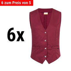 KARLOWSKY | Women's vest Lena Burgundy