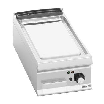 Elektryczna płyta grillowa - 6,6 kW - Gładka - Prime Gastro