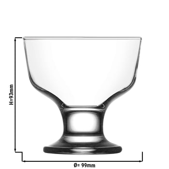 (24 sztuki) DESTINA - Kubki do lodów - 0,285L - Prime Gastro