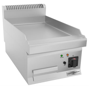 Elektryczna płyta grillowa - 4,5 kW - Gładka - Prime Gastro