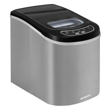 Kostkarka do lodu - wydrążony cylinder - 12 kg/24 godz. - srebrny - Prime Gastro