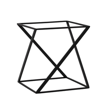 Etażerka / Stojak bufetowy - czarny - włącznie z 1 miską z melaminy - kwadratowy - Prime Gastro