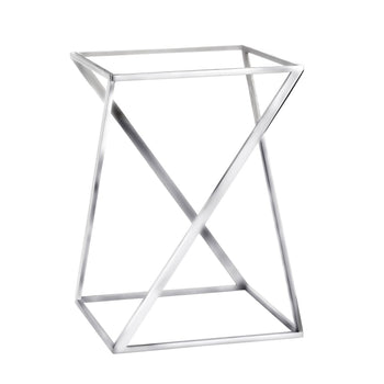 Etażerka/ Stojak bufetowy - chrom - włącznie z 1 miską z melaminy - kwadratowy - Prime Gastro