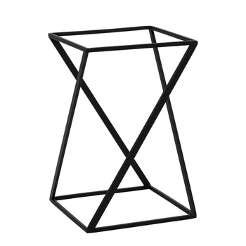 Etażerka / Stojak bufetowy - czarny - włącznie z 1 miską z melaminy - kwadratowy - Prime Gastro