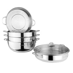 6 - częściowy parowar ze stali nierdzewnej - Ø 280 mm - 5,8 litra