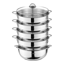 6 - częściowy parowar ze stali nierdzewnej - Ø 280 mm - 5,8 litra
