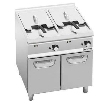 Podwójna frytownica elektryczna - 22+22 litry - 44 kW - Prime Gastro