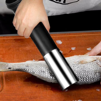 Elektryczny skaler do ryb - z akumulatorem i zasilaczem sieciowym - Prime Gastro