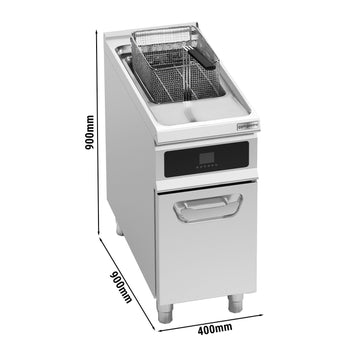 Frytownica elektryczna - 22 litry - 22 kW - z systemem filtrowania oleju - Prime Gastro