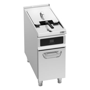 Frytownica elektryczna - 22 litry - 22 kW - z systemem filtrowania oleju - Prime Gastro