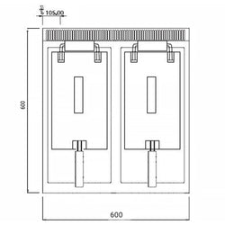 Elektryczna frytkownica - 10+10L (18 kW)