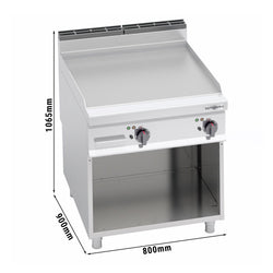Elektryczna płyta grillowa - 11,4 kW - Gładka