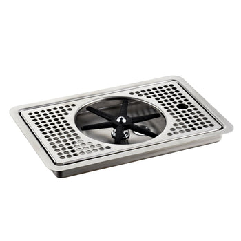 Szklany prysznic wlotowy z pokrywą kratką - Prime Gastro