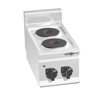 Kuchenka Elektryczna - 4 kW - 2 Pola Grzewcze - Prime Gastro