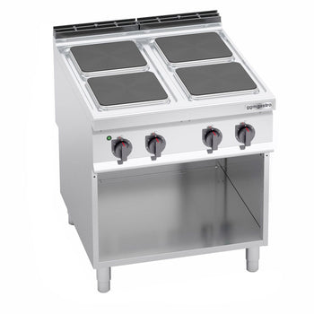 Elektryczna Kuchenka - 14 kW - 4 Płyty kwadratowe - Prime Gastro