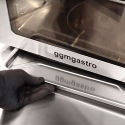 Piec konwekcyjny KOMPAKT - Funkcja pary - 30 l - stal nierdzewna - włącznie z 1 rusztem i 1 blachem do pieczenia 353x327 mm