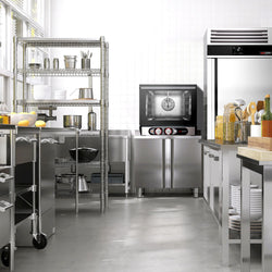 Piekarnik konwekcyjny KOMPAKT z funkcją pary - Manualny - włącznie z 4 blachami 450x340mm