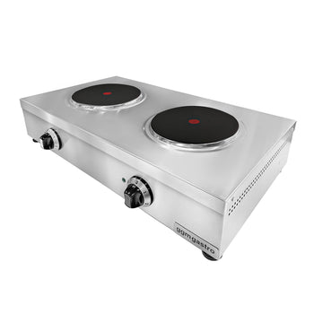 Stołowa kuchenka elektryczna - 5,2 kW - 2 okrągłe płyty - Prime Gastro