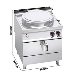 Elektryczny kocioł warzelny - 100 litrów - 16 kW - Ogrzewanie pośrednie