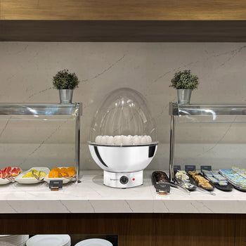 Podgrzewacz do jajek - chrom - na 37 jajek - Prime Gastro