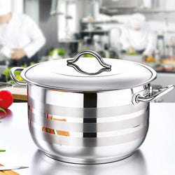 Gastro garnek do gotowania ze stali nierdzewnej - Ø 340 mm - 18,60 litra