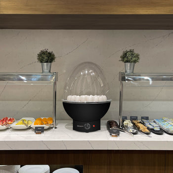 Podgrzewacz do jajek - czarny - na 37 jajek - Prime Gastro