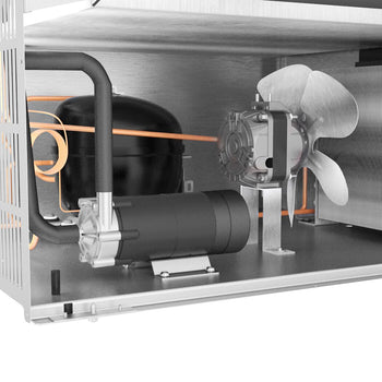 Kostkarka do lodu - cylinder - 32 kg/24 godz. - Prime Gastro